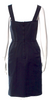 DOLCE & GABBANA Italy. Blue Raw Edge Trim Sheath Cotton/Elastane Dress