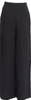 Donna Karan NYC. Black Rayon Extra Wide Leg Pants