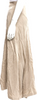 Donna Karan. Grey Viscose Blend Midi Length Skirt