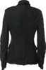 Donna Karan NY. Black Draped Collar Blazer