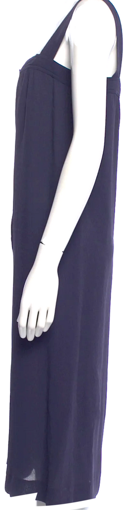 Givenchy Paris.  Blue Viscose Blend Sleeveless with Square Neckline Dress