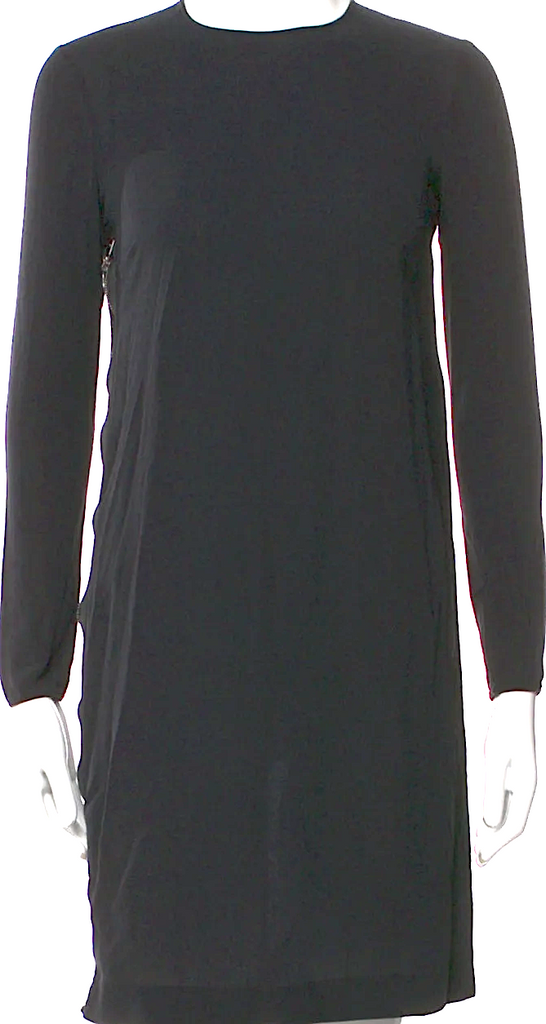 Gucci Italy. Vintage 2001 Collection by Tom Ford. Black Silk Mini Dress