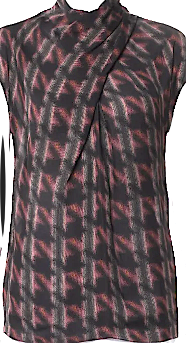 Gucci Italy. Frida Giannini Designer. Vintage 2013 Collection Silk Top