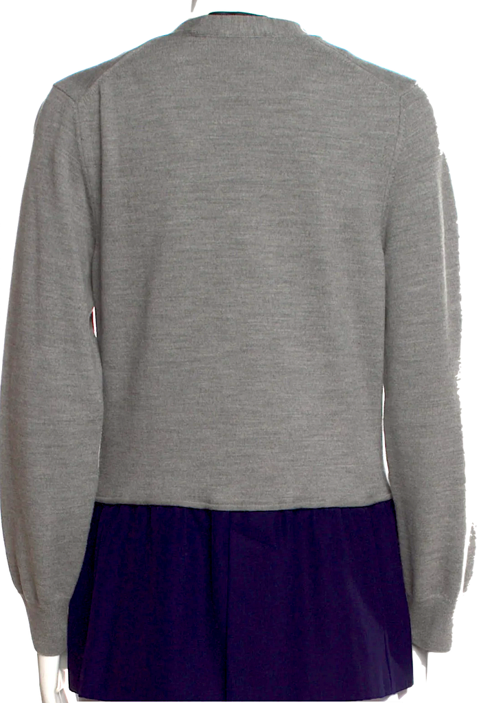 Haider Ackermann Belgium (Tom Ford Designer) Colorblock Pattern Ombre Dyed Cardigan Sweater