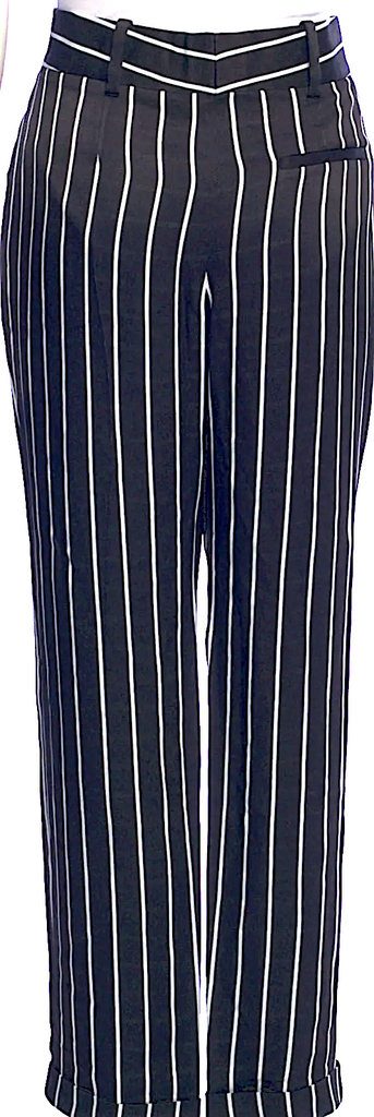 Haider Ackermann Belgium Cotton Striped Straight Leg Pants