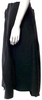 Issey Miyake Japan. Vintage Cotton/Nylon Black Flare Knee-Length Skirt