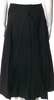 Issey Miyake Japan. Vintage Cotton/Nylon Black Flare Knee-Length Skirt