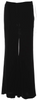 Jean Paul Gaultier Paris. Vintage 2000s Collection Black Rayon/Silk Blend Flare Pants