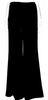 Jean Paul Gaultier Paris. Vintage 2000s Collection Black Rayon/Silk Blend Flare Pants