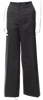 Jean Paul Gaultier Paris. Dark Grey Virgin Wool Wide Leg Pants