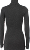 Jean Paul Gaultier Paris. Black Late 1990s Collection Vintage Long Sleeve W/Ruffle Top
