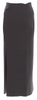 Jean Paul Gaultier Paris. Grey Virgin Wool Midi Length Skirt