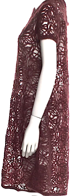 Jean Paul Gaultier PARIS. Late 1990s Collection Vintage Mohair Blend Open KinitMini Dress