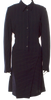 Jil Sander. Dark Blue Wool Long Sleeves Dress