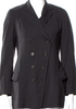 Jil Sander Grey Double Breasted Wool Blazer