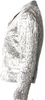 Jil Sander Metallic Silver Printed Evening Jacket
