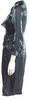 Jil Sander Dark Blue Ruffle Embellishment Mock Neck Knee-Length Dress