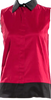 Jil Sander Vintage Red/Black Silk Blend Sleeveless Top