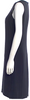 Jil Sander Vintage Dark Blue Silk Knee-Length Dress