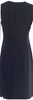 Jil Sander Vintage Dark Blue Silk Knee-Length Dress
