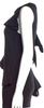 JOSEPH London. Black Cotton Crew Neck Sleeveless Top