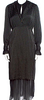 Junya Watanabe Comme des Garçons Japan. Black 2019 Collection Long Shirt Dress