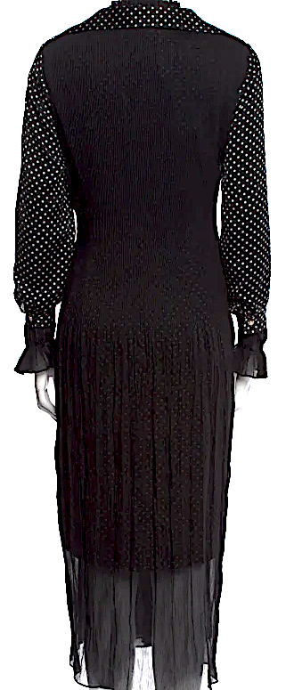 Junya Watanabe Comme des Garçons Japan. Black 2019 Collection Long Shirt Dress