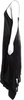 J.W. Anderson UK. Black Viscose V-Neck Midi Length Dress