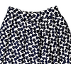 J.W. Anderson UK. Blue Floral Print Silk Knee-Length Skirt
