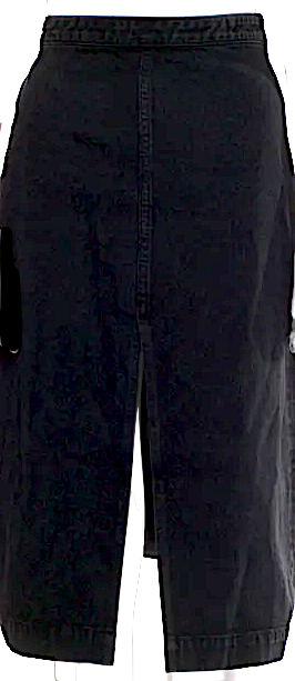 KHAITE NY. Black Cotton Skirt