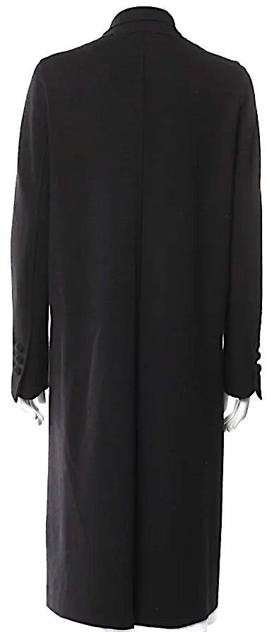 Lanvin Paris. Grey Long Wool Coat