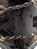 Lanvin  Paris. Black Leather Shoulder Bag