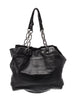 Lanvin Paris. Vintage XL Black Leather Shoulder Bag
