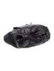 Lanvin Paris. Vintage XL Black Leather Shoulder Bag