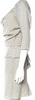 Maison Mayle NY.  Jane Mayle. Silk Printed Knee-Length Dress