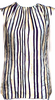 Marni Italy. Vintage Silk Striped Blouse