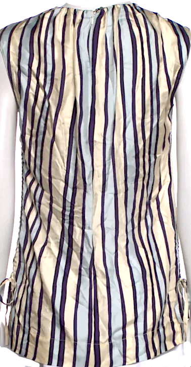 Marni Italy. Vintage Silk Striped Blouse