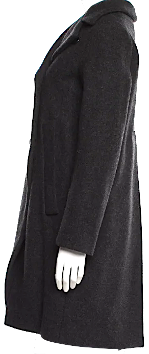 Marni ITALY. Grey Wool Long Coat