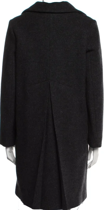 Marni ITALY. Grey Wool Long Coat