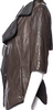 Marni Italy. 3/4 French Sleeve Leather Biker Jacket/Top