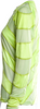 Meryll Rogge Belgium. 2025 Andam Paris Fashion Prize Winner! Chartreuse Semi Sheer Striped Crew Neck Top