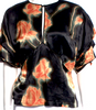 Meryll Rogge Belgium 2025 Andam Paris Fashion Prize Winner! Viscose/Silk Floral Print Crew Neck Blouse