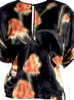 Meryll Rogge Belgium 2025 Andam Paris Fashion Prize Winner! Viscose/Silk Floral Print Crew Neck Blouse