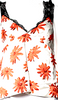 Meryll Rogge Belgium/Milan. (Dries Van Noten, now Marni Designer) Viscose Blend  Floral Print V-Neck Top
