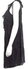 MIU MIU ITALY. Black Viscose Mini Dress From the 2007 Collection
