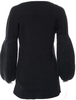 Miu Miu Italy. Vintage 2006 Collection Black Cotton/Mohair Sweater