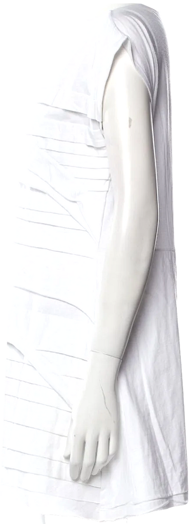 MIU MIU ITALY.  White Cotton Dress From the 2010 Collection