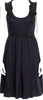 Miu Miu Italy. Vintage Black Cotton/Elastane Blend Mini Dress