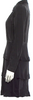 Miu Miu ITALY. 2016 Collection. Black Silk Mini Dress