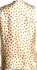 Max Mara ITALY. Silk Polka Dot Print Crew Neck Blouse